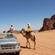 Auf dem Kamel durch die Wüste Wadi Rum