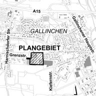 Geltungsbereich B-Plan Gallinchen Grenzstraße - Wohngebiet 2