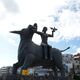 Realität u. Mythologie-Europa auf Zeus Rücken u. CB am Bein -Küste von Agios Nikolaos