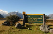Blick auf den Mount Cook, den mit 3755m höchsten Berg Neuseelands (Autoren: Alexandra Hain und Alexander Tetsch)
