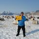 Das Schlittenhundecamp auf dem  "North Glacier" von Juneau/ Alaska, USA