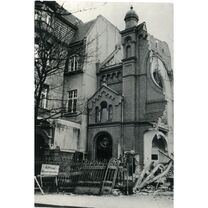 Zerstörte Synagoge, 1938