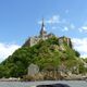 Le Mont-Saint-Michel an der Atlantiknordküste in Frankreich