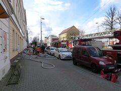 Brand in der Berliner Straße