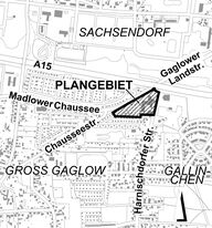Geltungsbereich B-Plan Groß Gaglow "Erweiterung Autohaus Schulze"
