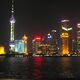 Shanghai- Die Skyiline bei Nacht