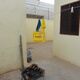 Ziege auf dem Grill im Deutschen Haus in El Fasher in Afrika